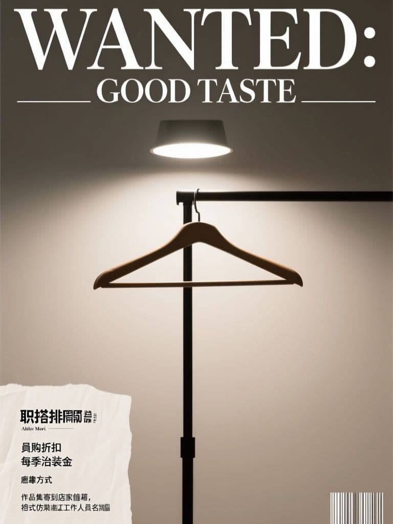 Boutique Stylist Hiring Poster (Editorial Magazine Cover)