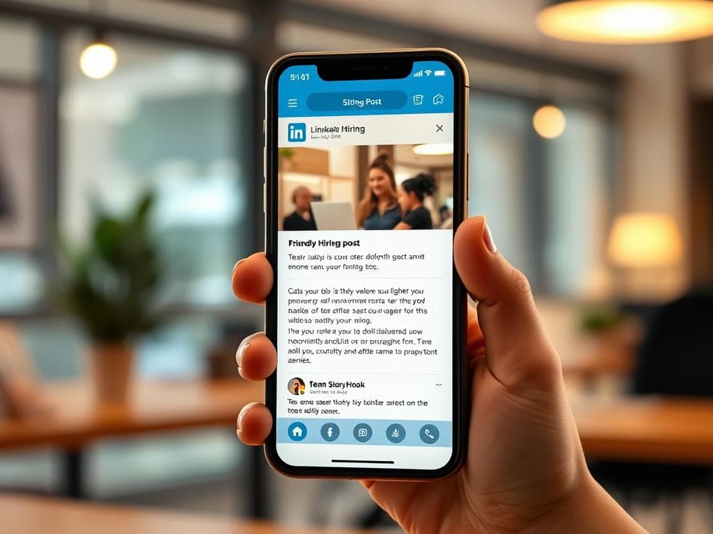 LinkedIn Hiring Post (Team Story Hook)