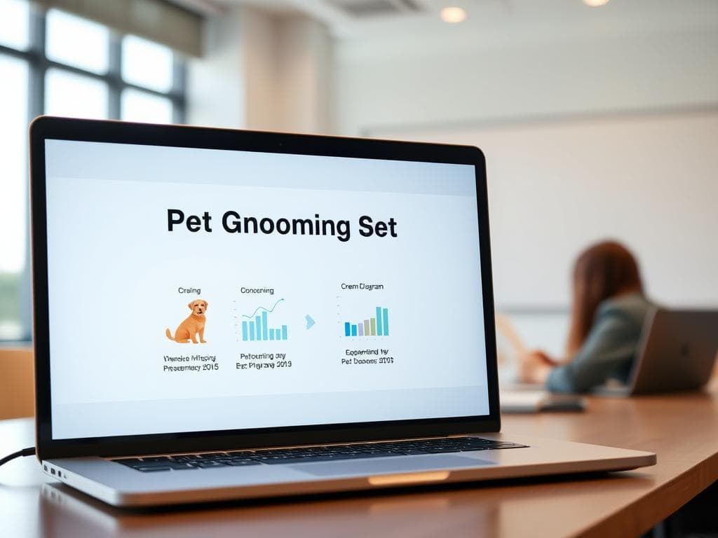 Pet Grooming Onboarding Deck (Cream Diagram)