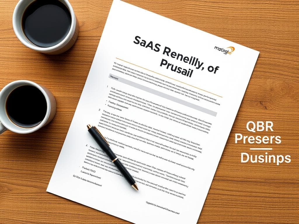 SaaS Renewal & Upsell Proposal (QBR Dashboard Style)