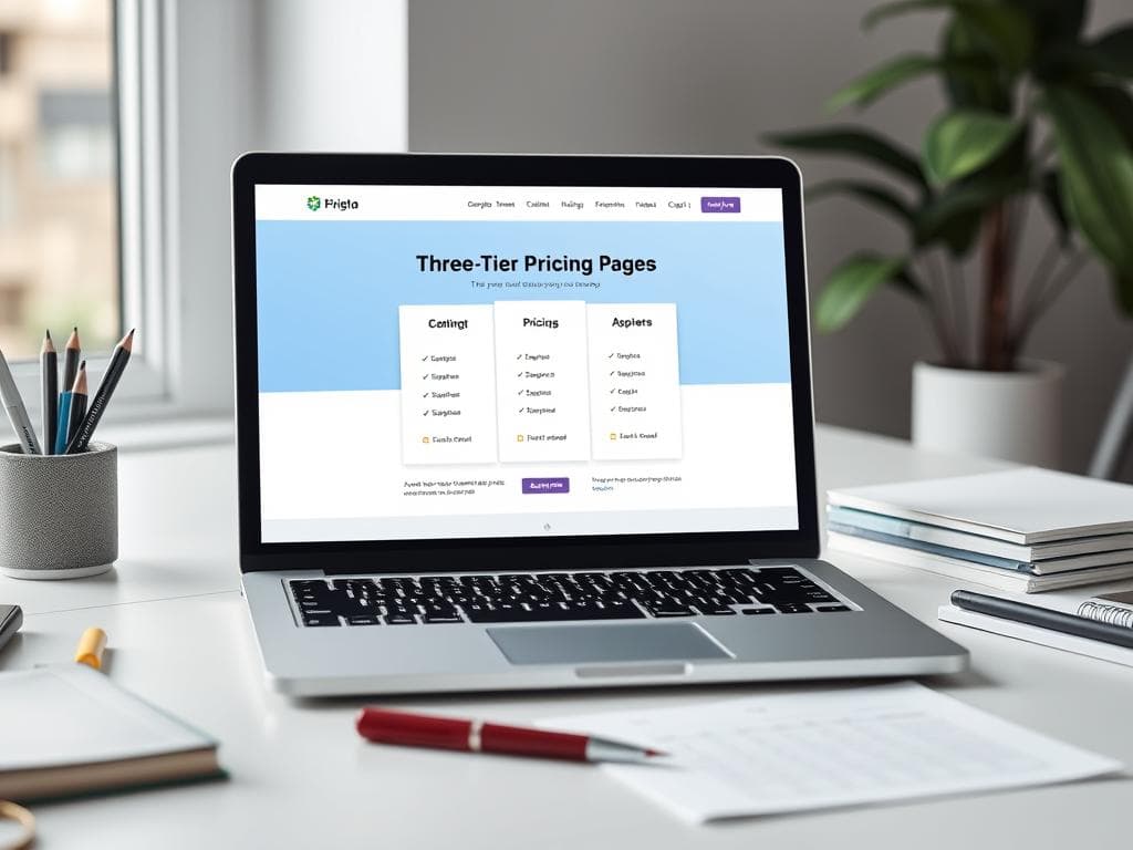 Three-Tier Pricing Page (Anchor & Decoy Psychology)